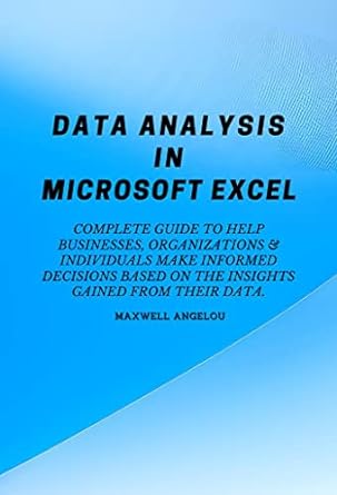 Data Analysis in Microsoft Excel