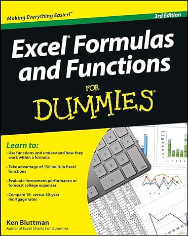 Excel Formulas & Functions For Dummies